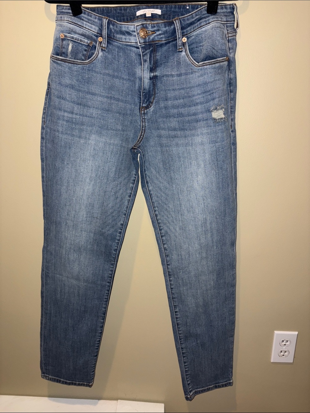 STS Blue | Light Blue Ankle Crop Slim Jeans